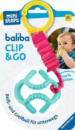 baliba Clip & Go türkis - Babyspielzeug ab 0 Monaten