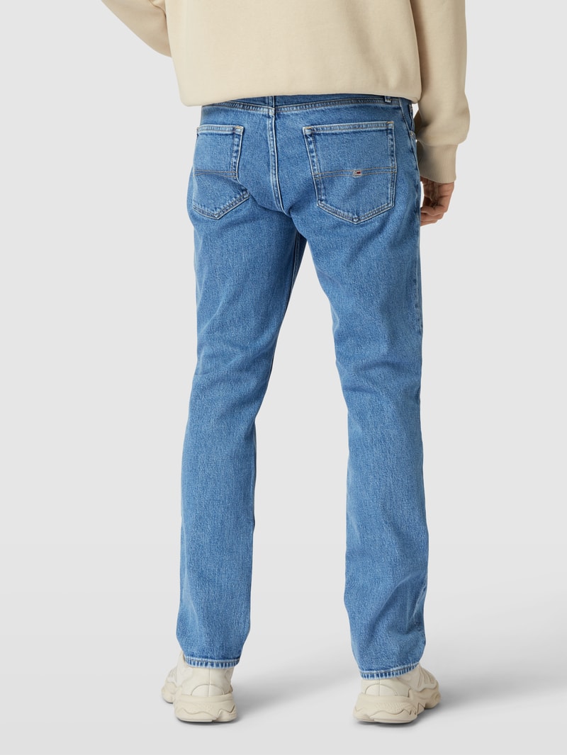 Jeans mit Label-Details Modell 'RYAN' in jeans