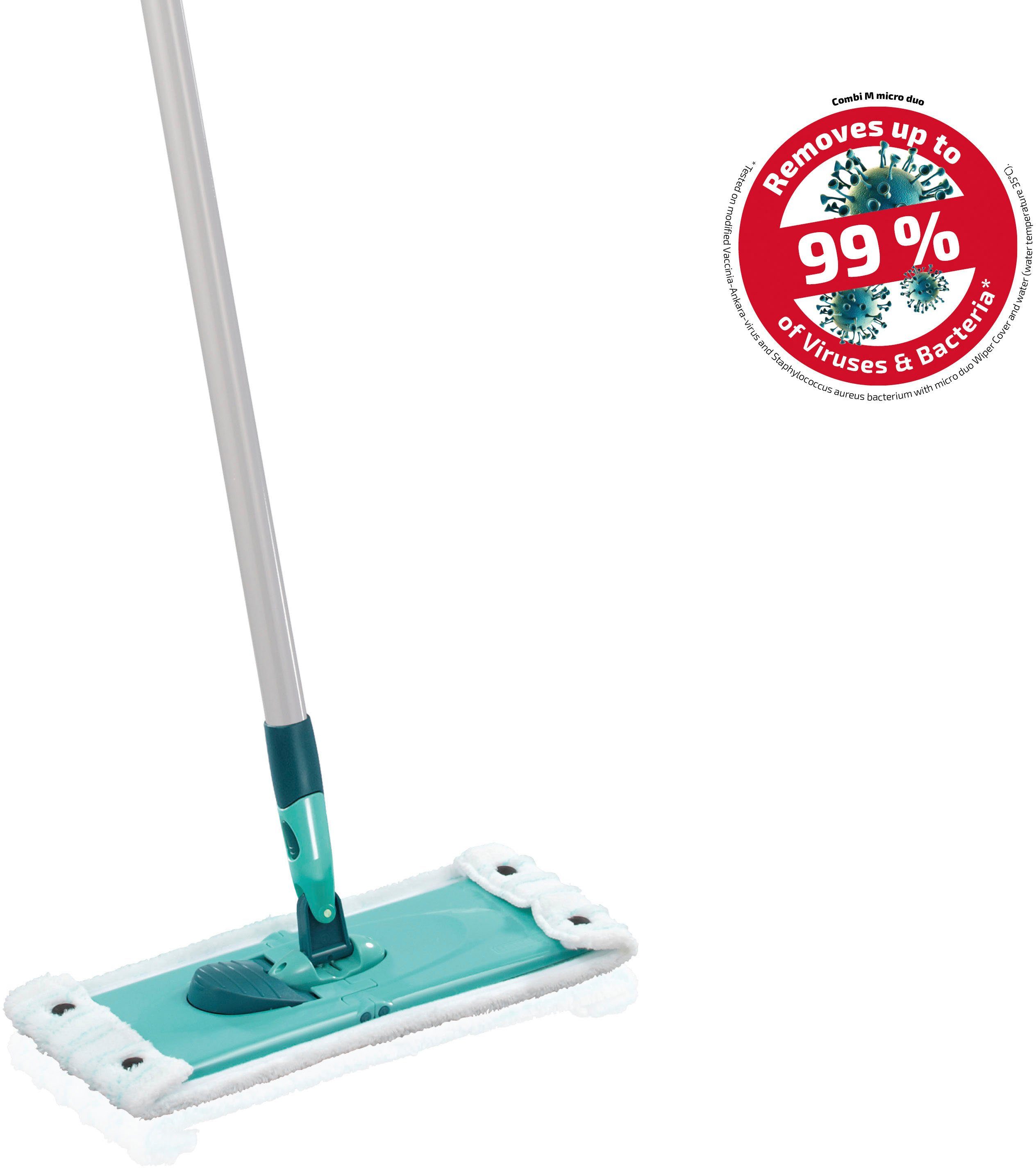 Leifheit Bodenwischer-Set Combi M micro duo, Wischbreite 33 cm