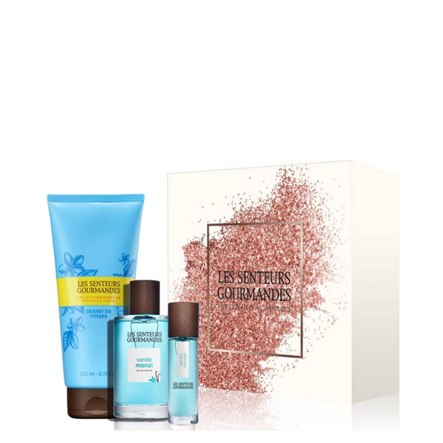 Les Senteurs Gourmandes Vanille Monoï Coffret Eau de Parfum 100 ml + 2 Produits