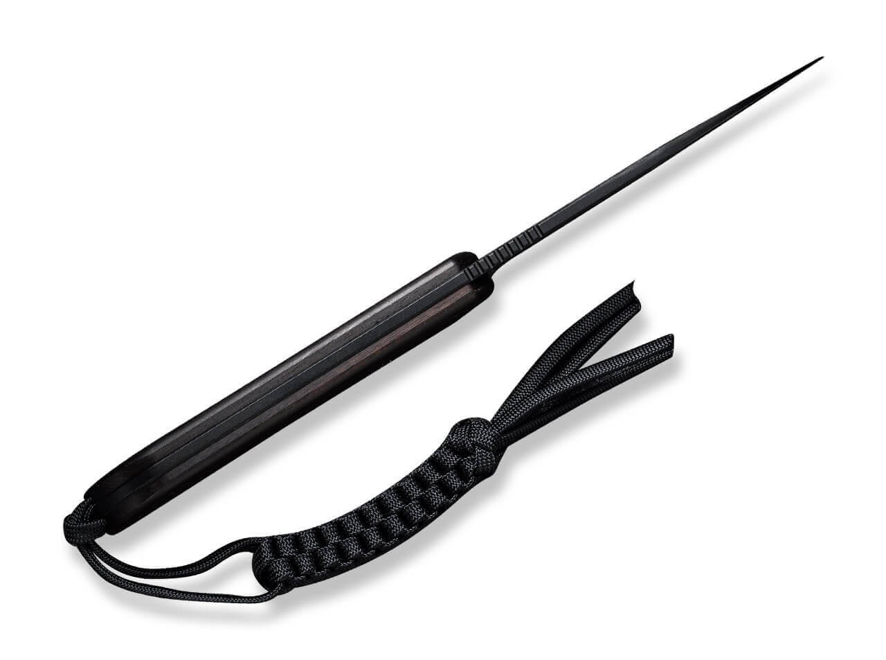 Fixed Blade Elementum Ebony Damascus