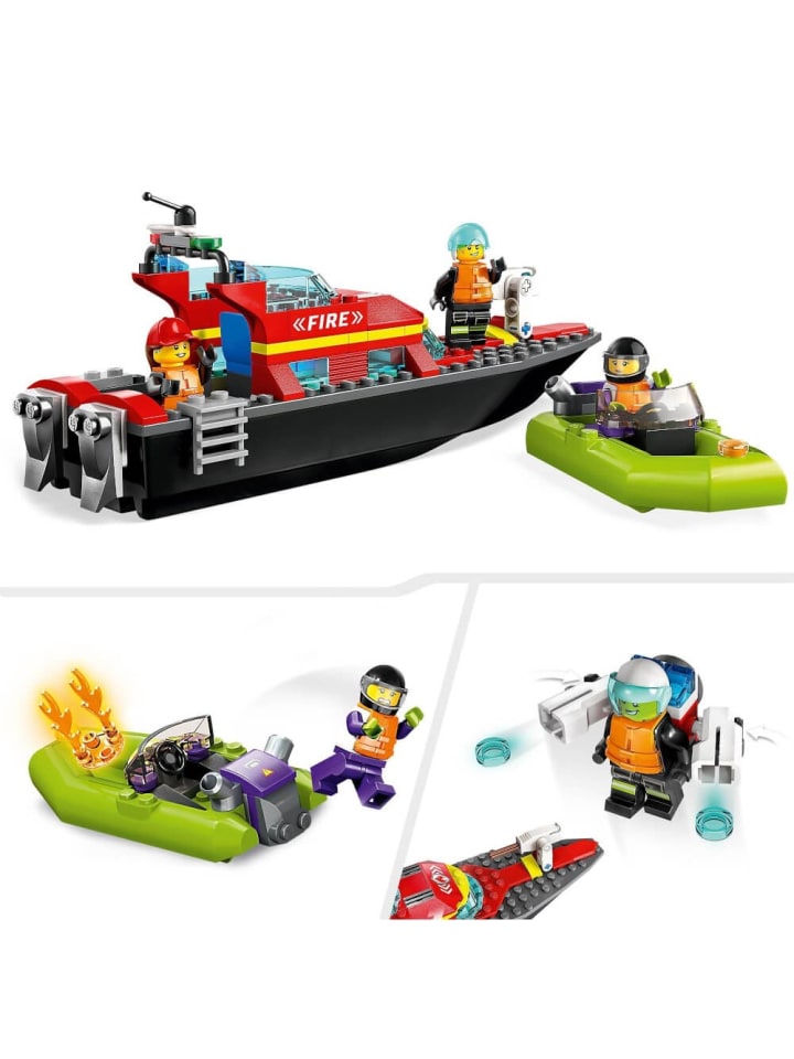 LEGO Bausteine City 60373 Feuerwehrboot - ab 5 Jahre günstig kaufen onesize