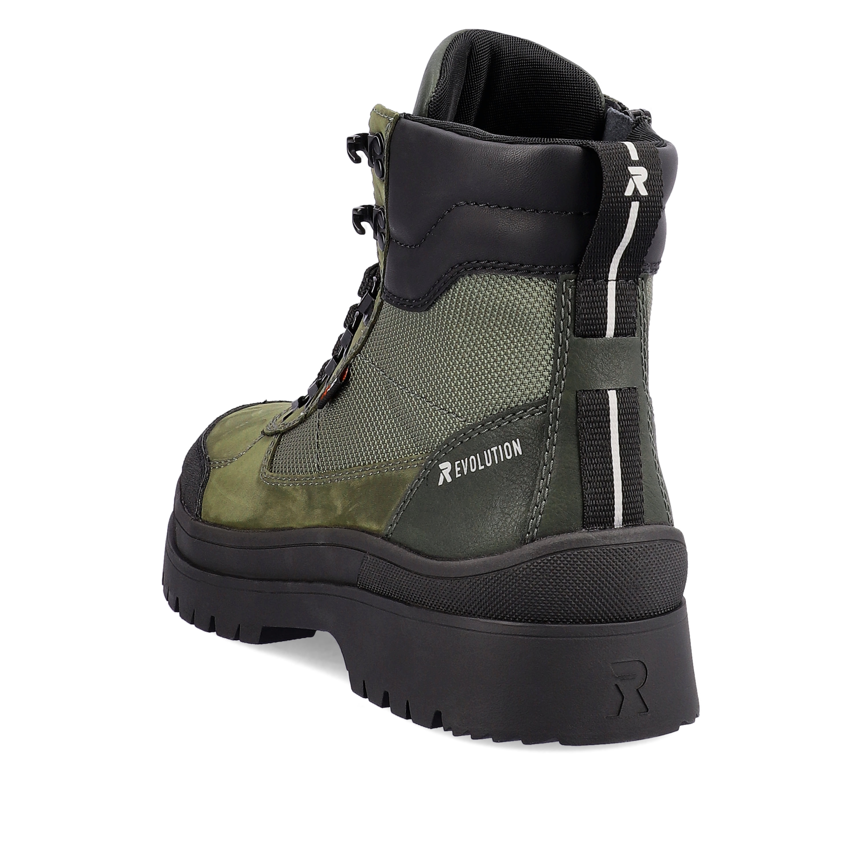 Rieker Herren Schnürstiefel khaki