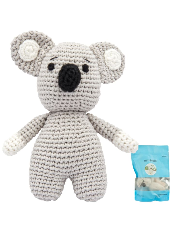 miniHeld Handgestrickter Koala zur Geburt oder Babyparty aus Baumwolle 0 Monate günstig kaufen onesize