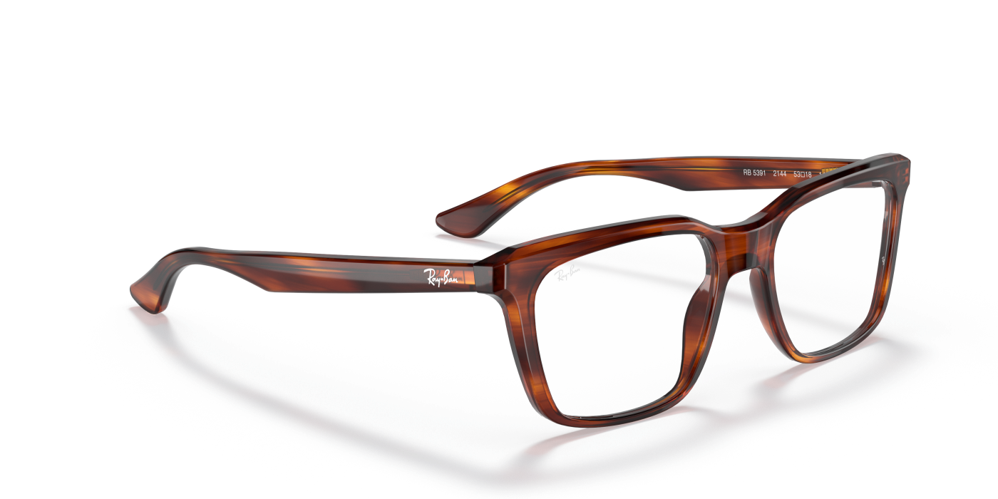 RB5391 OPTICS - Havana cu dungi strălucitoare