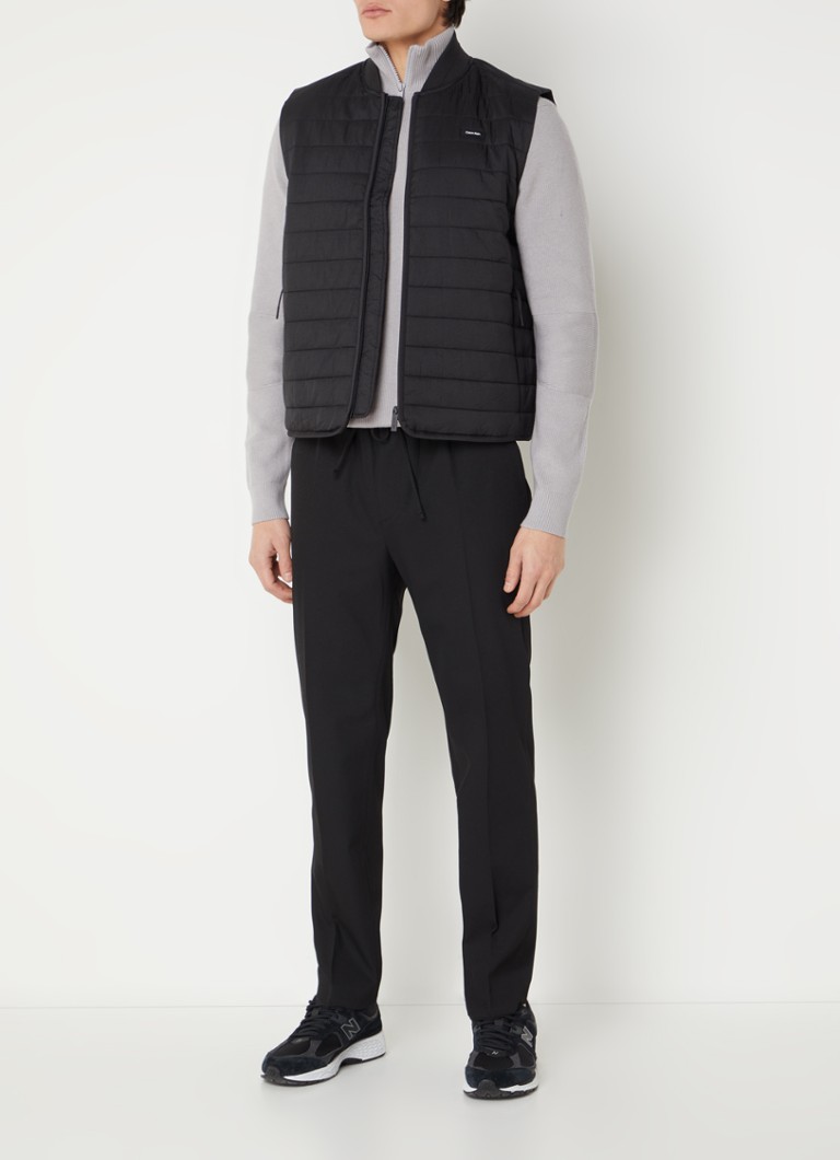 Gilet trapuntato Calvin Klein con tasche laterali e motivo trapuntato
