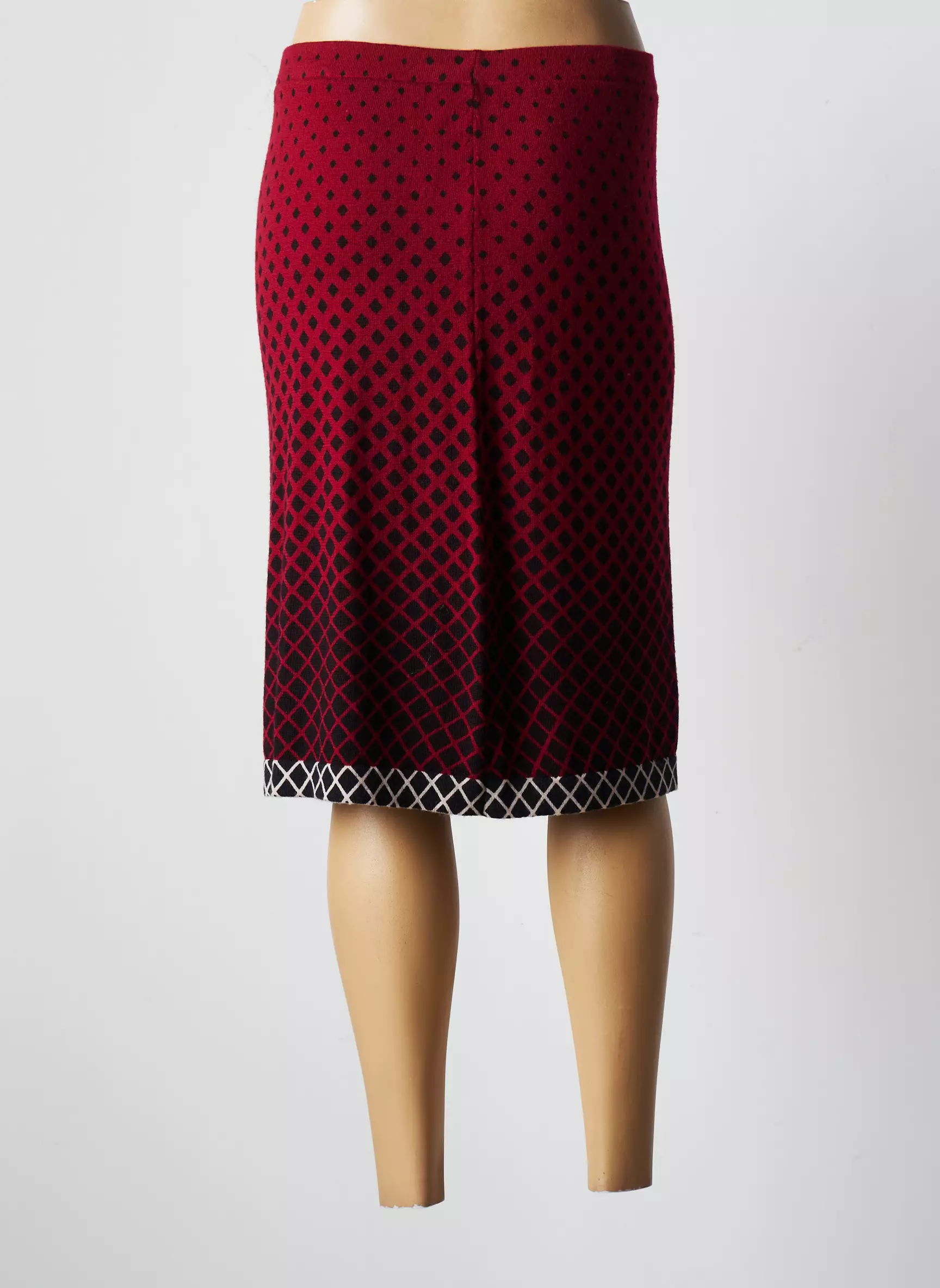 Jei S By Letizia Denaro Jupes Mi Longues Femme couleur rouge