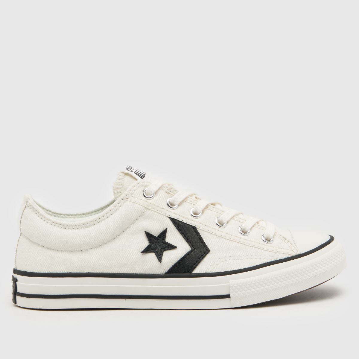 Converse vita och svarta Star Player 76 Pojkar Ungdomsskor