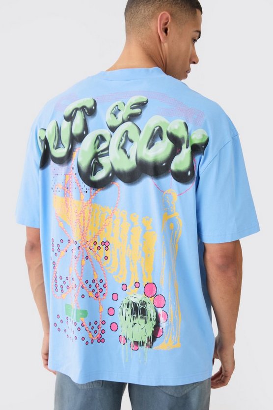 Oversize T-Shirt mit Print