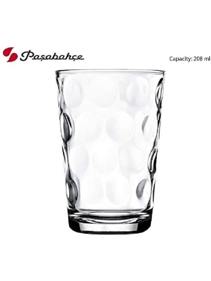 Pasabahce 6 Stück Wassergläser 208ml in Transparent günstig kaufen onesize