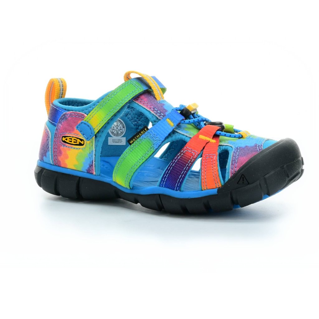 Keen Seacamp II Vivid Blue / Original Tie Dye (CNX) Sandalen
