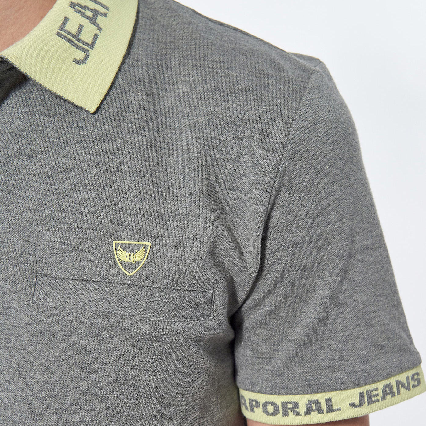 CYKO   Polo gris Homme