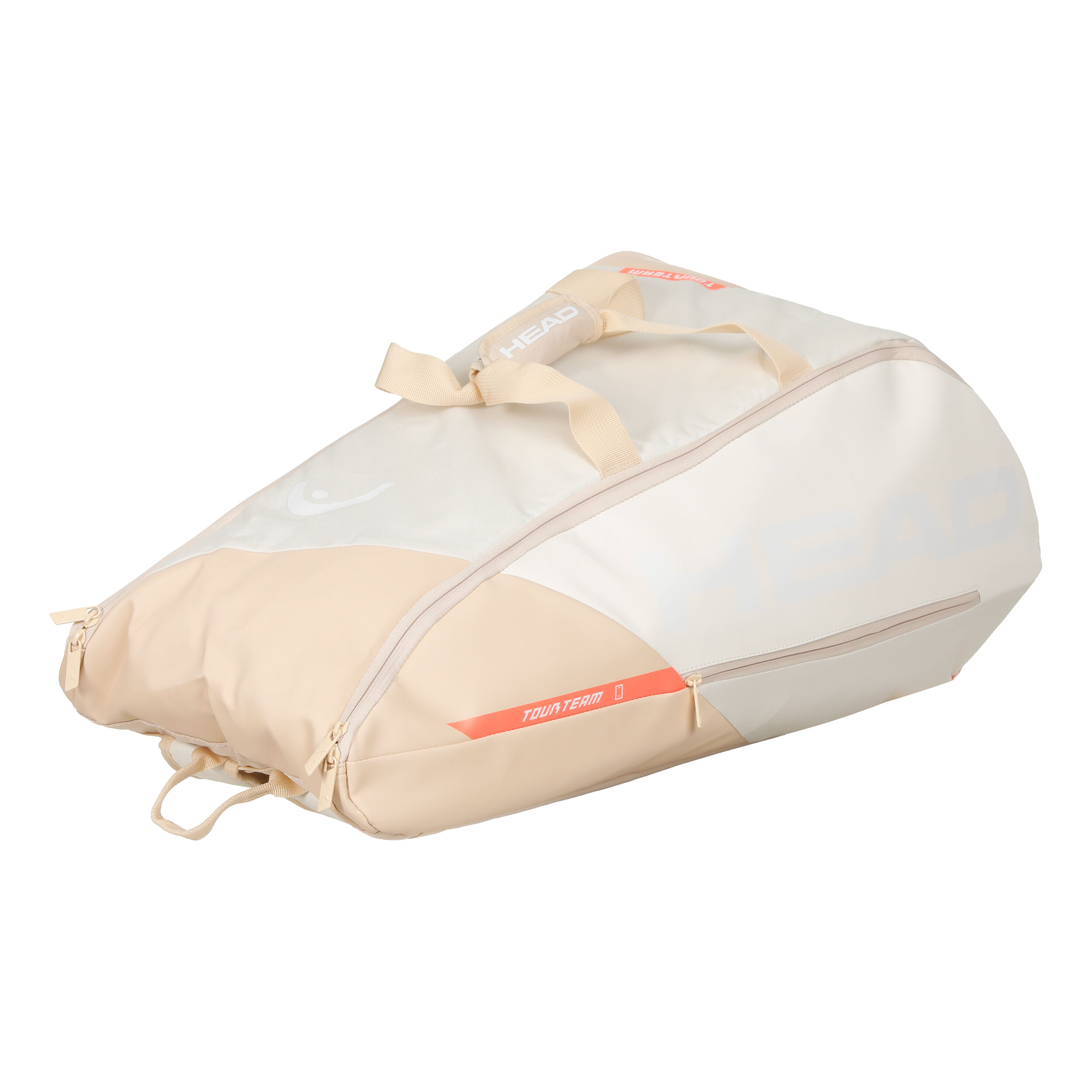 Tour Racquet Bag L Schlägertasche - Weiß, Koralle