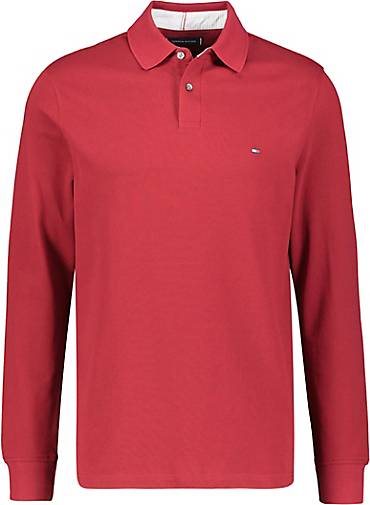 TOMMY HILFIGER Herren Poloshirt 1985 TH FLEX Regular Fit Langarm