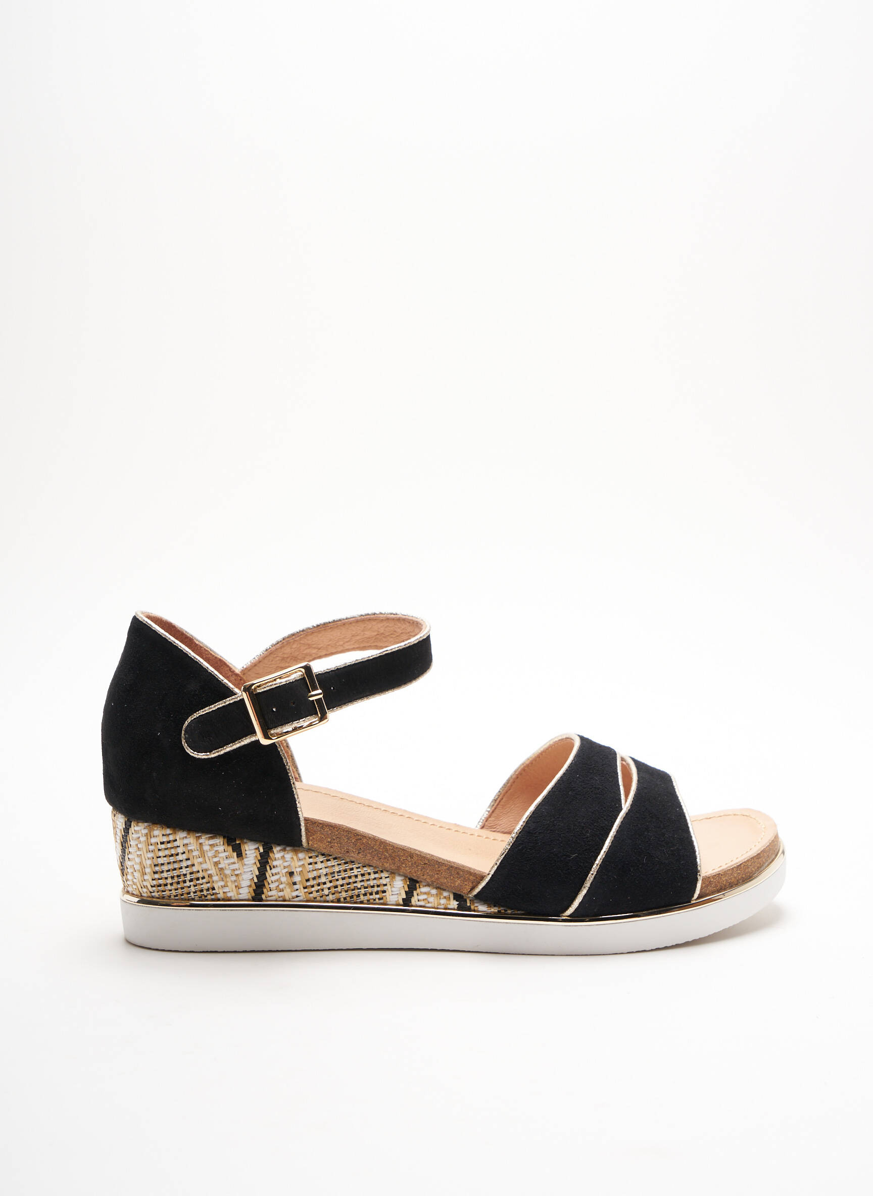 Fugitive By Francesco Rossi Sandales Nu Pieds Femme couleur noir