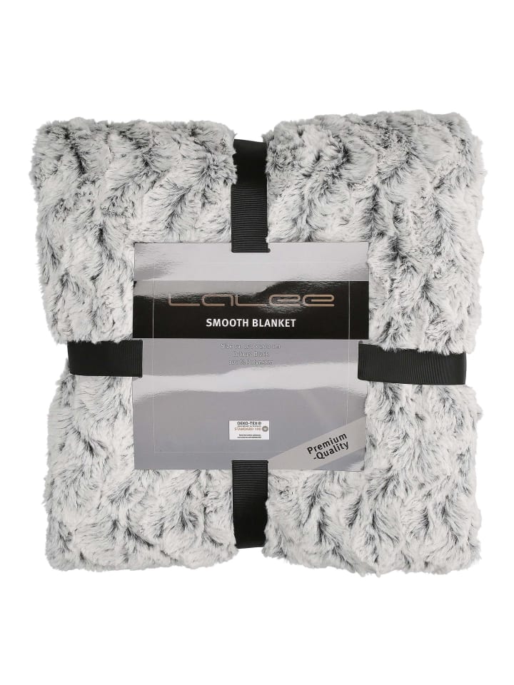 GMD Living Superweiche Kuscheldecke SMOOTH in Black (schwarz) günstig kaufen