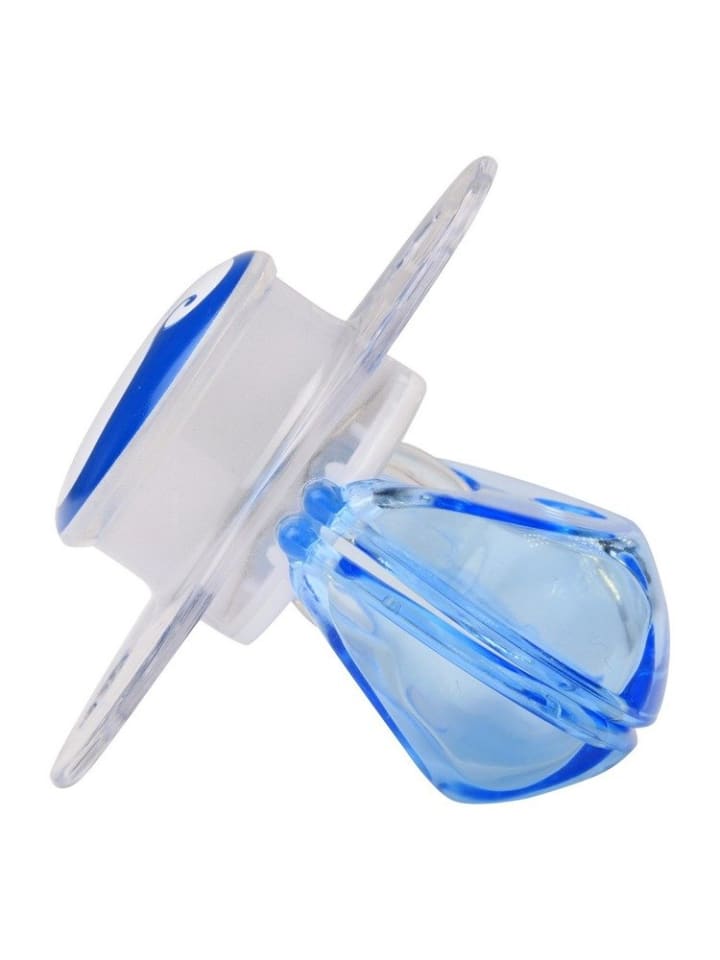 RaZbaby Schnuller für Neugeborene aus Silikon mit automatische Klappe 0-36M in Blau günstig kaufen onesize