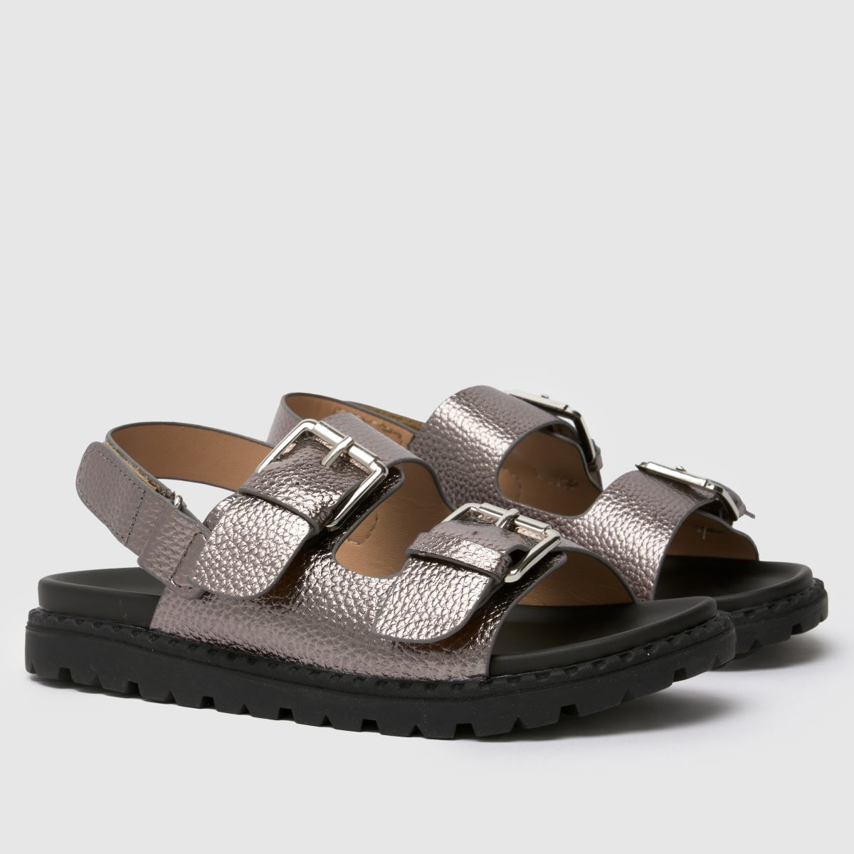 Schuh silverfärgade Tyra grova flickor juniorsandaler