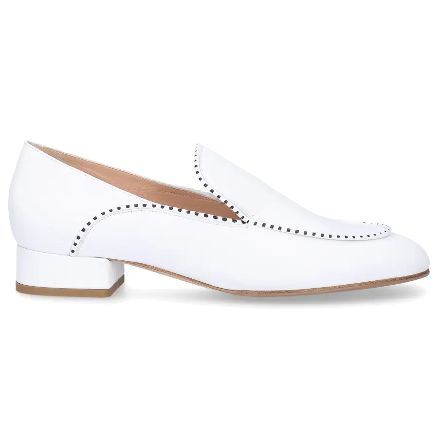 Unützer - Loafer 8860 Nappaleder weiß - weiß