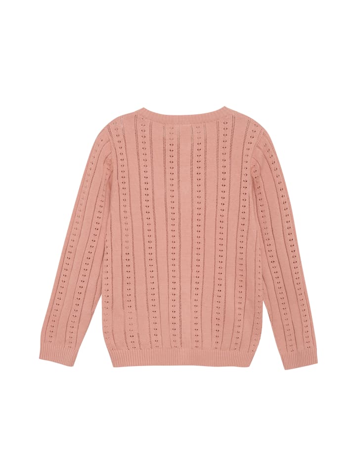 Minymo Strickjacke MIKnit Cardigan LS 123391KW lässiger Cardigan in Rot günstig kaufen 104
