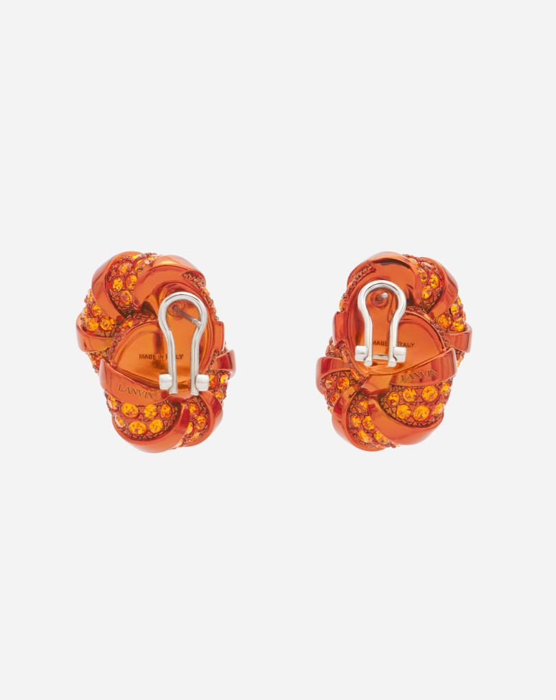 BOUCLES D'OREILLES MELODIE EN STRASS