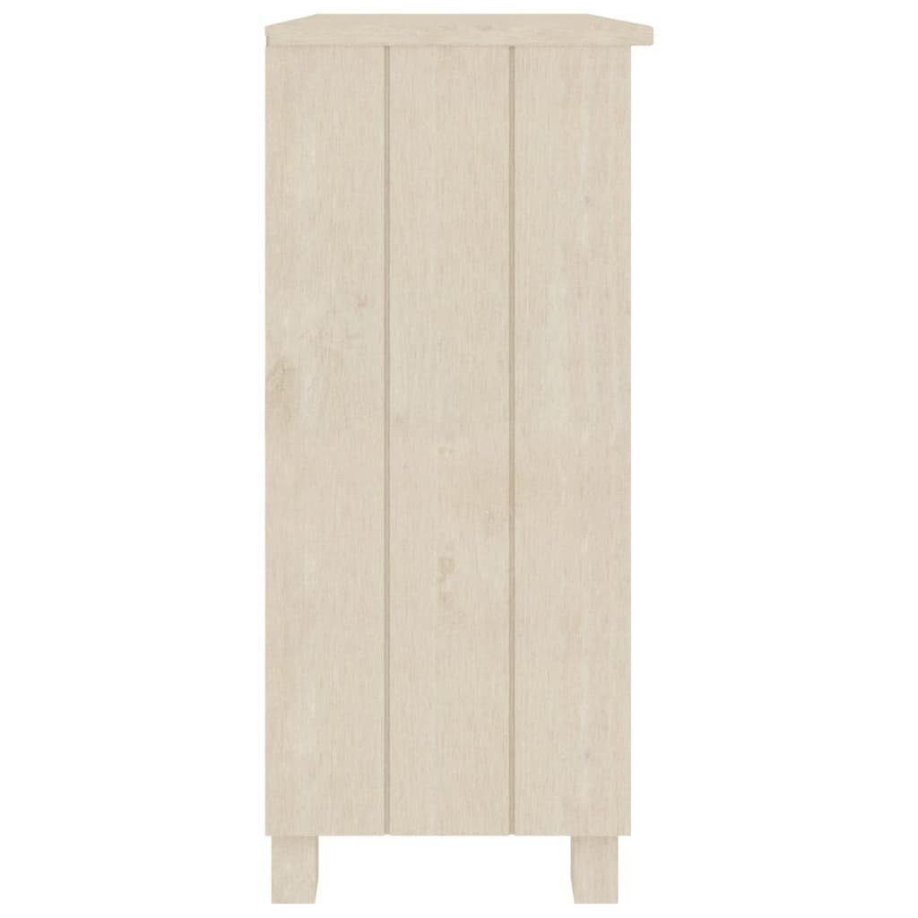 vidaXL Sideboard Sideboard HAMAR Honigbraun 85x35x80 cm Massivholz Kiefer (1 St)