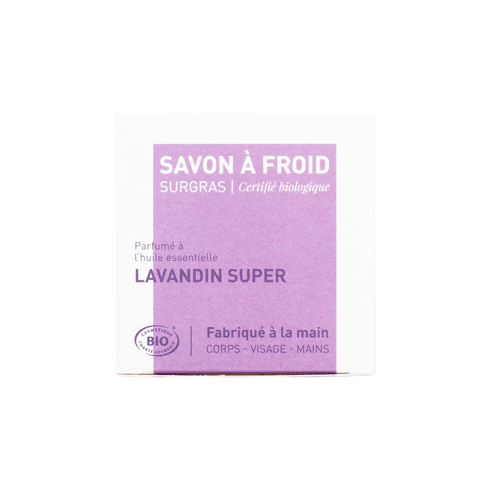 atelier populaire Lavandin super | Savon à froid surgras certifié BIO Savon