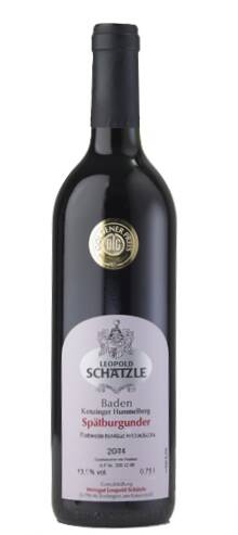 Weingut Leopold Schätzle Spätburgunder Rotwein Kabinett halbtrocken 2018