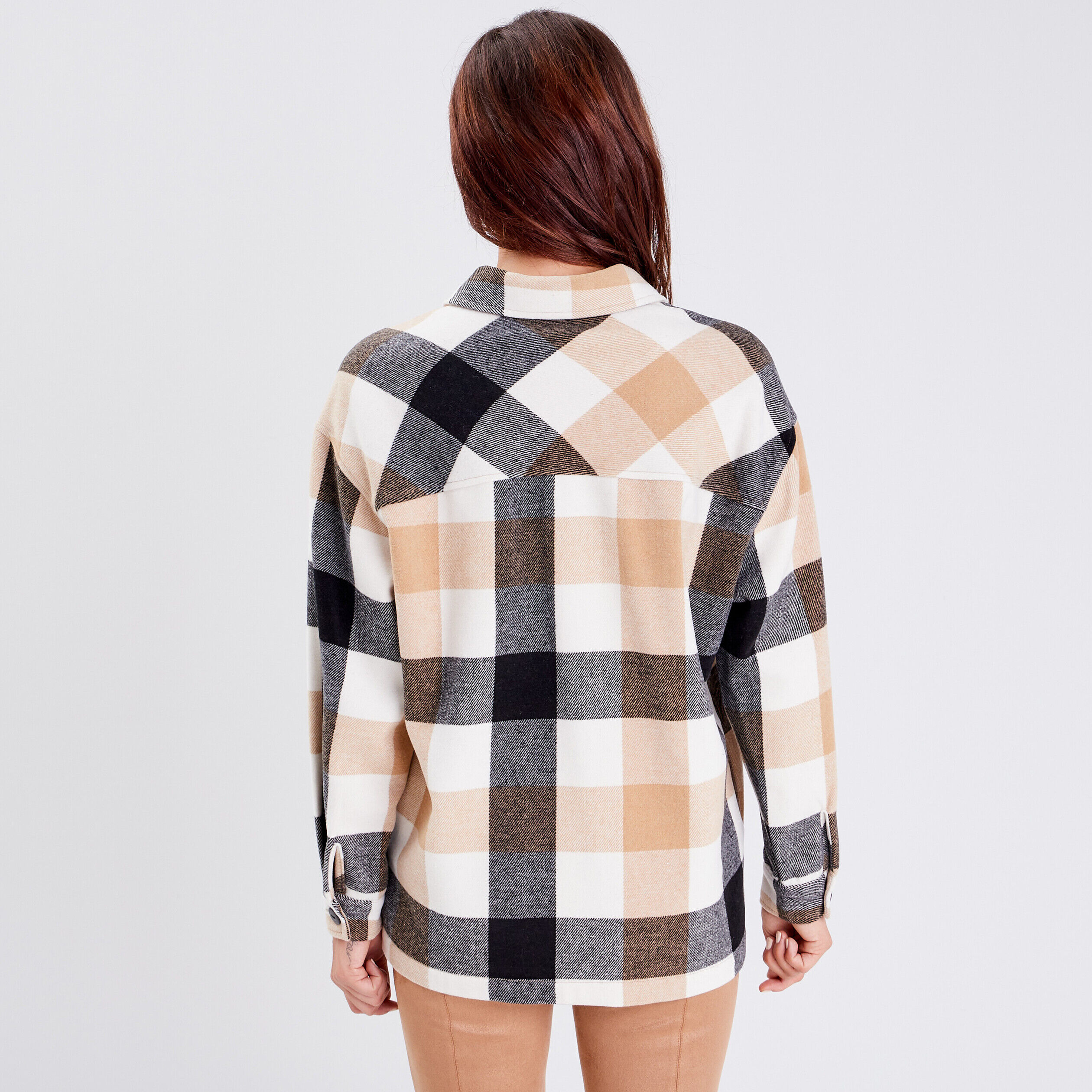 Surchemise manches longues blanc femme | Cache Cache