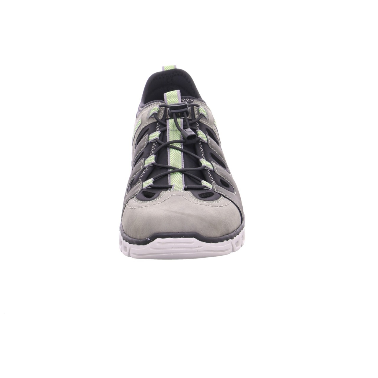 RIEKER Sportliche Slipper grau