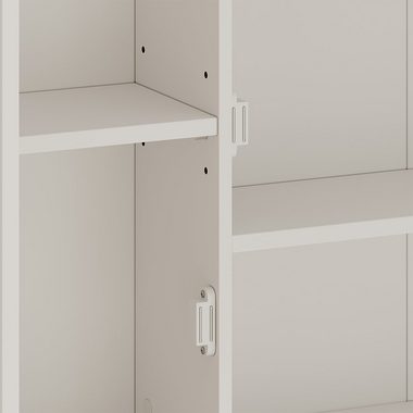 Vicco Badezimmerspiegelschrank Spiegelschrank ROSARIO Weiß