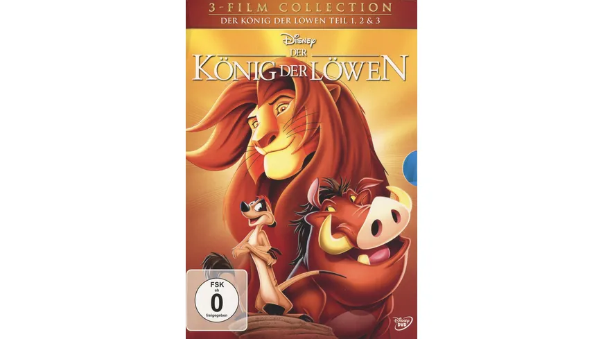 Der König der Löwen - Dreierpack ( Classics + 2. & 3.Teil) [3 DVDs]