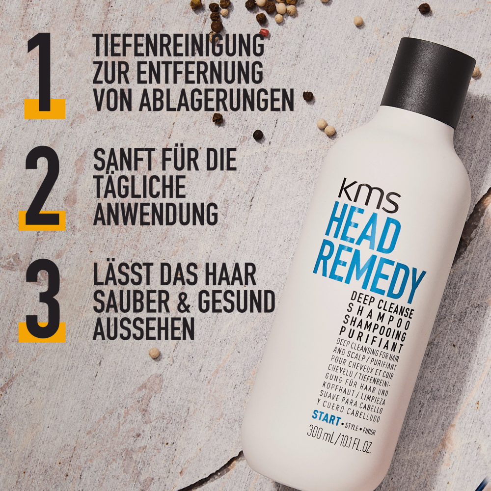 KMS Headremedy Deep Cleanse Shampoo 300 ml