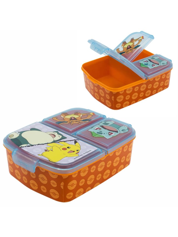 Pokémon Brotdose | 3 getrennte Fächer | Pokemon | Lunch to Go | Vesper Dose günstig kaufen onesize
