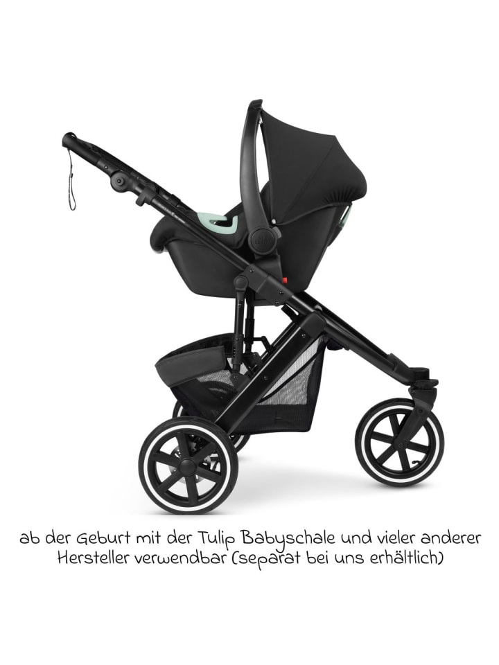 ABC-Design Kombi-Kinderwagen Salsa 5 Run - inkl. Babywanne, in schwarz günstig kaufen onesize