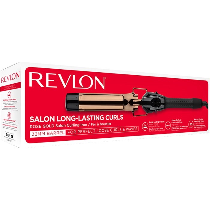 Rose Gold Salon Curling Iron 32 mm