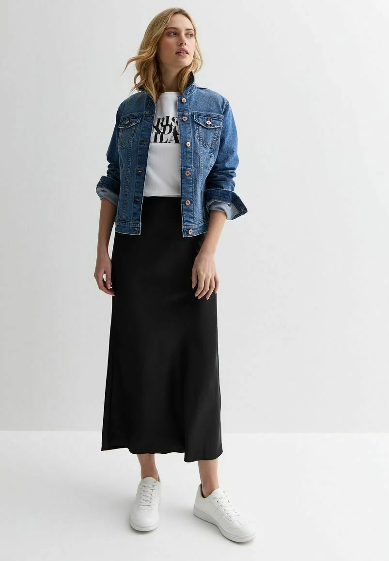 New Look BIAS CUT MIDI - Falda campana