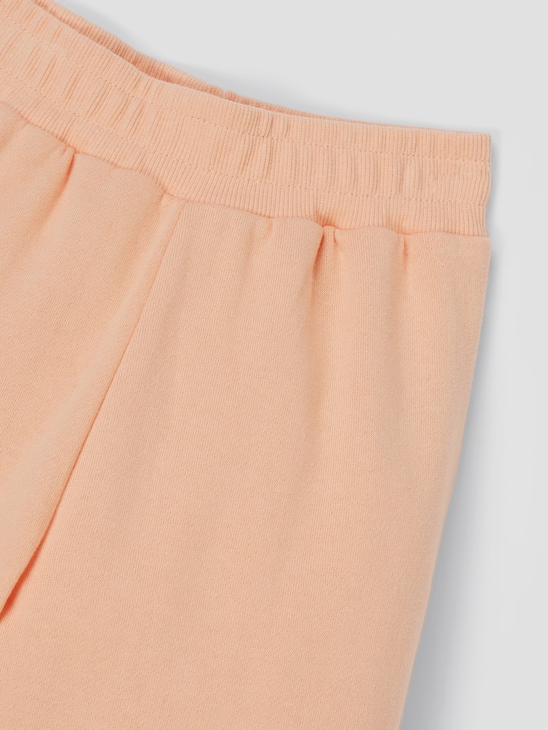 Sweathose mit Logo in apricot