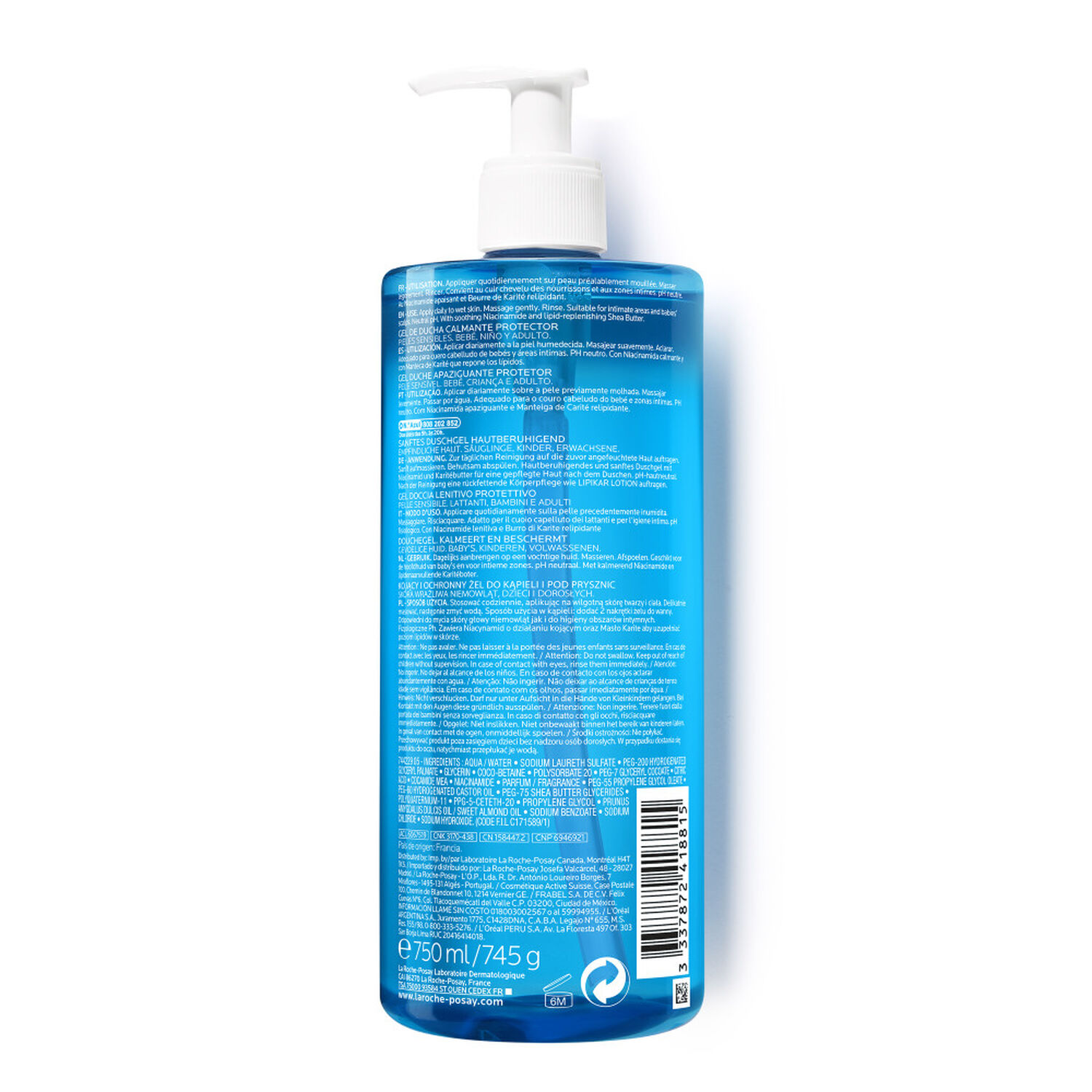 la roche-posay Lipkar Gel Lavant Apaisant et Protecteur