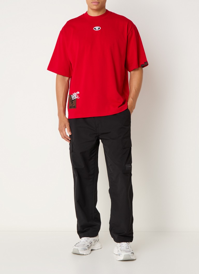 Tricou Aape cu logo și imprimeu pe spate.