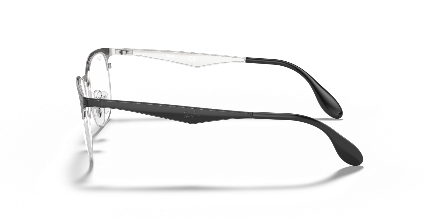 RB6346 OPTICS - Negru lucios pe argintiu