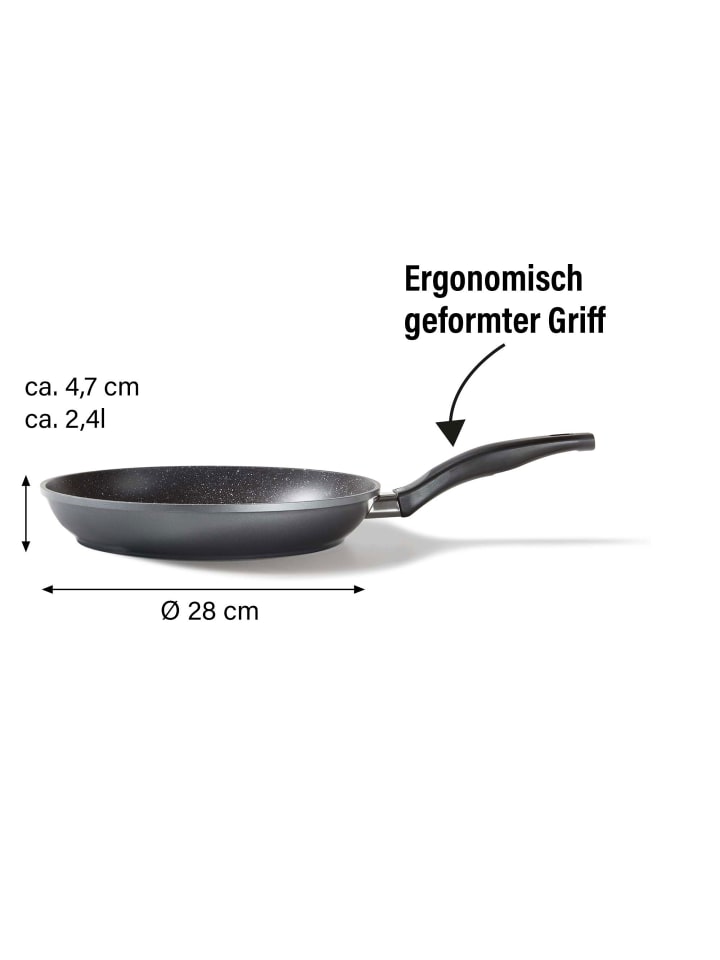 Stoneline Bratpfanne | ohne Deckel in Anthrazit | 28cm günstig kaufen Ø 28 cm