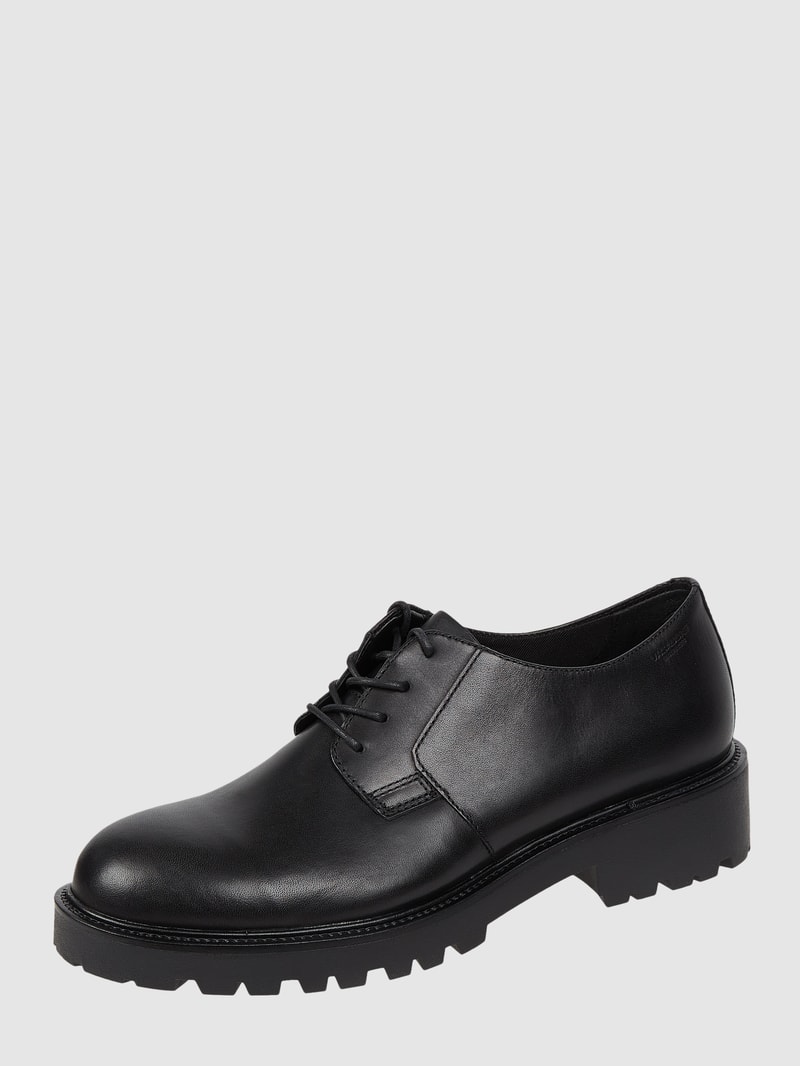 Schnürschuhe aus Leder Modell 'Kenova' in schwarz