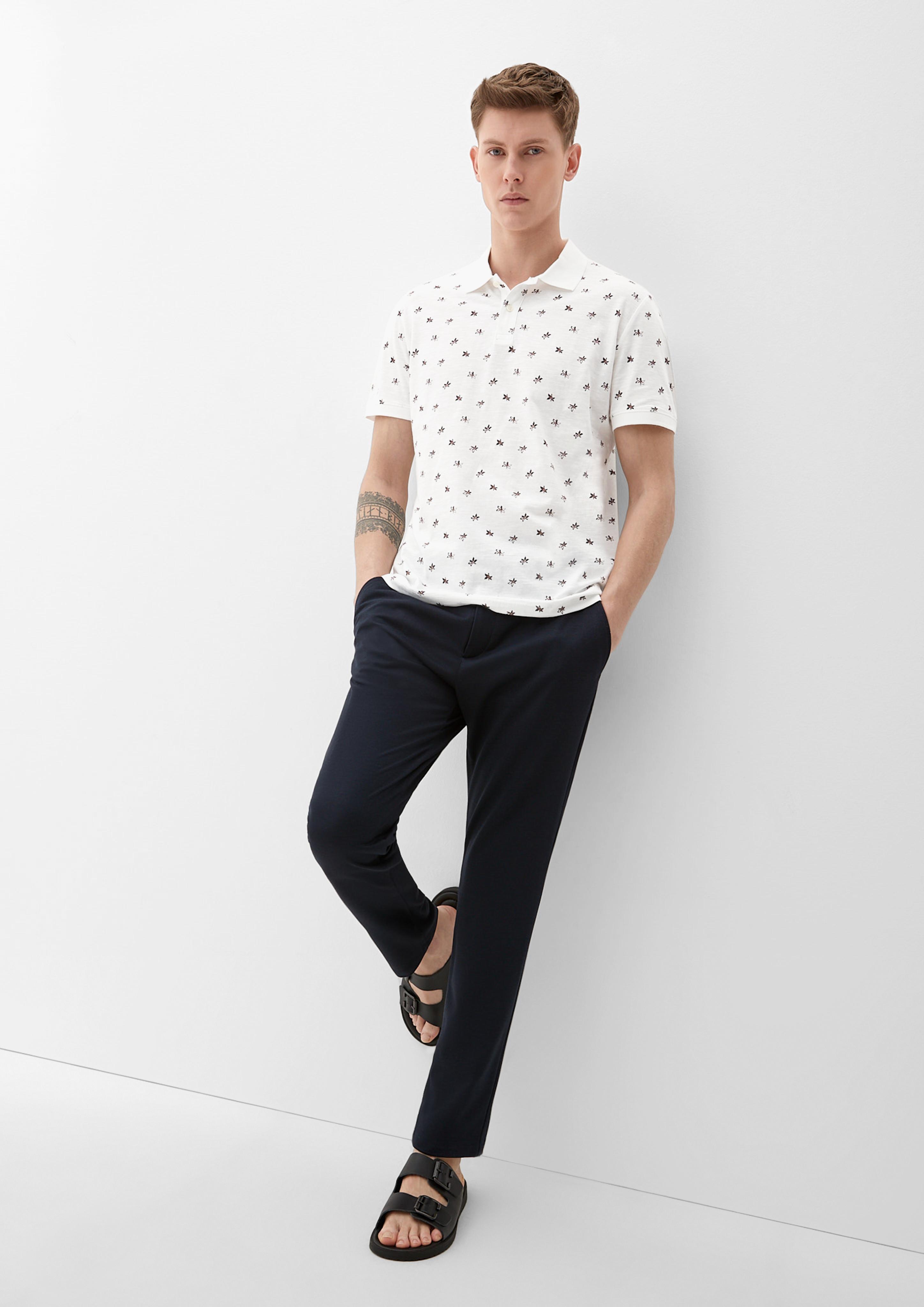 Poloshirt mit Allover-Print  2131471-01A1