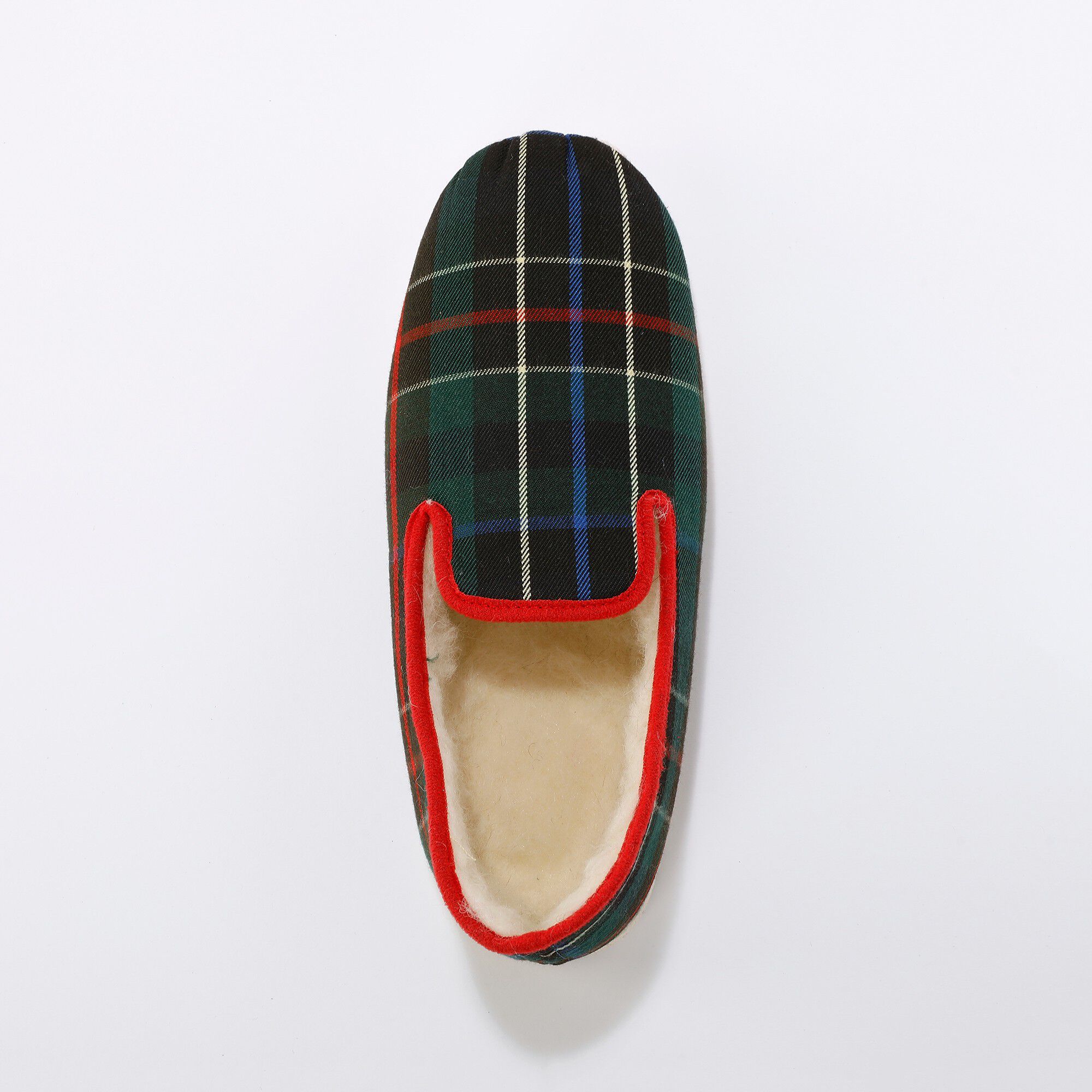 Chaussons fourrés forme charentaises – semelle feutre laine