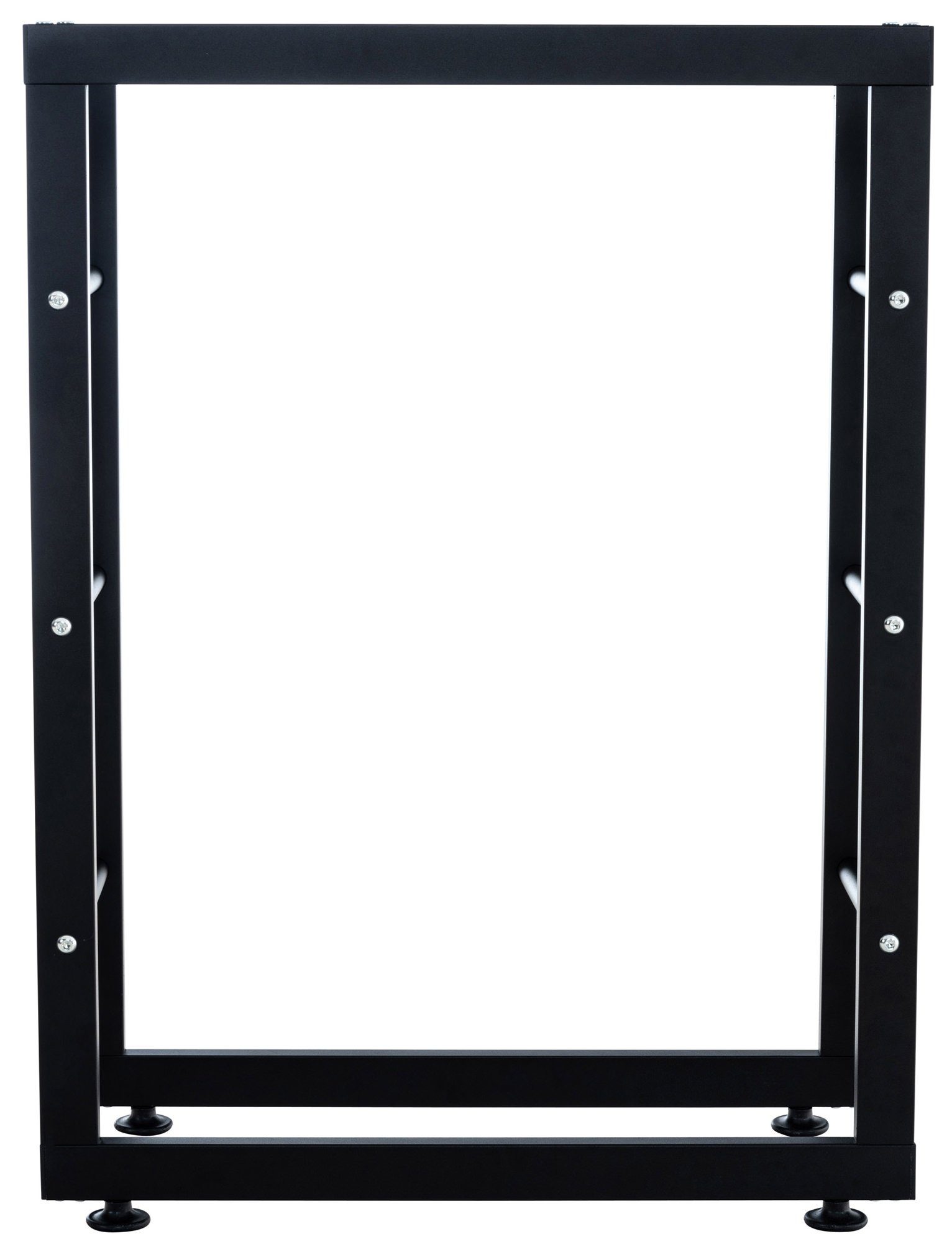 CLP Kaminholzregal Keri V2, BxTxH:40x25x80 cm, schwarzes Metall