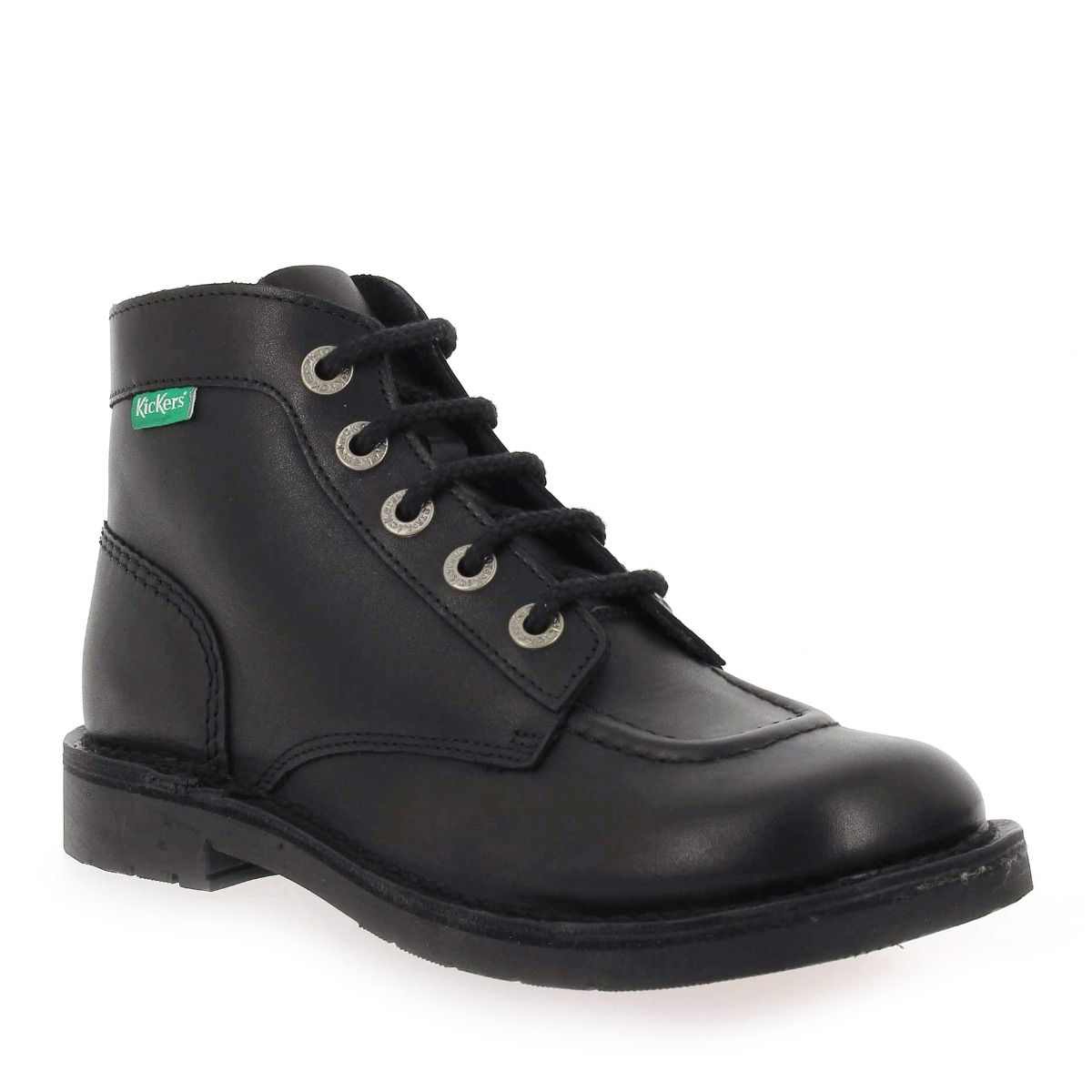 Kickers  KICK COLOR CUIR - Noir