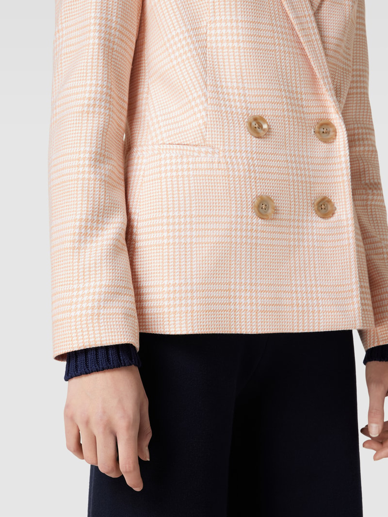 Blazer mit Allover-Muster in orange