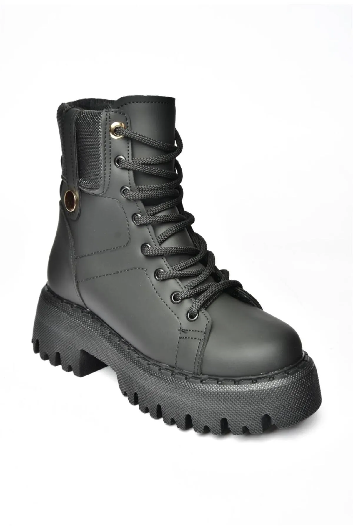 Fox Shoes  R973970109 Schwarze Damen-Damenstiefel mit dicker Sohle