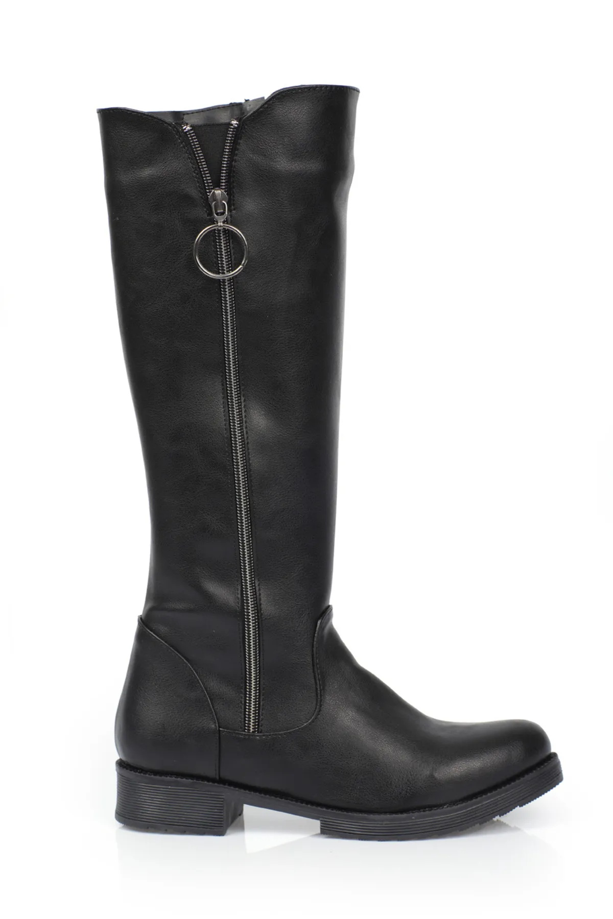 Capone Outfitters  Unterhalb des Knies Damenstiefel mit externem seitlichem Reißverschlusszubehör und innerem seitlichem Reißverschluss